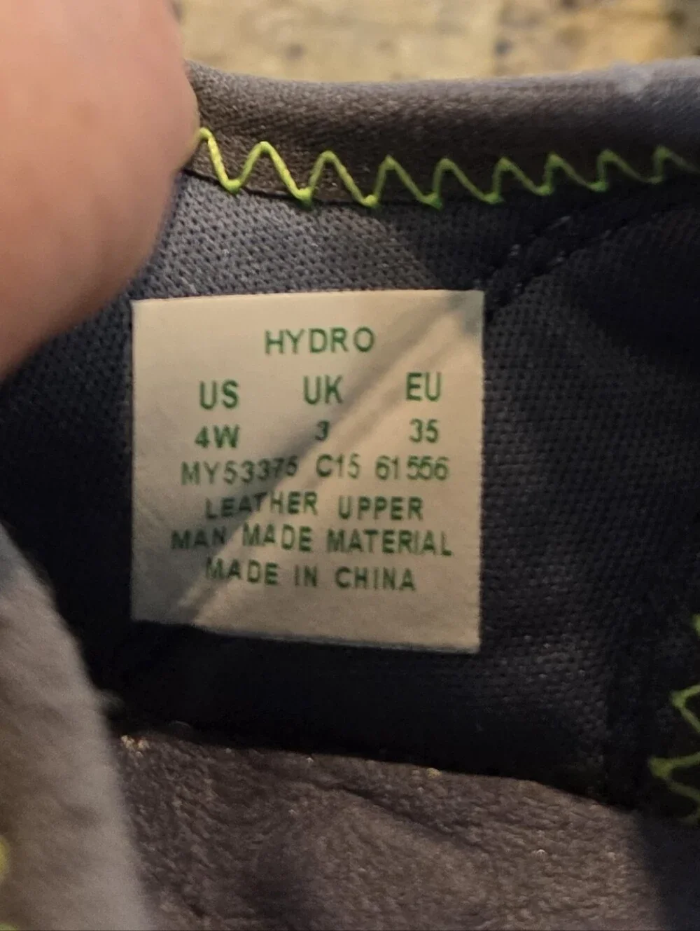 Merrell boys size